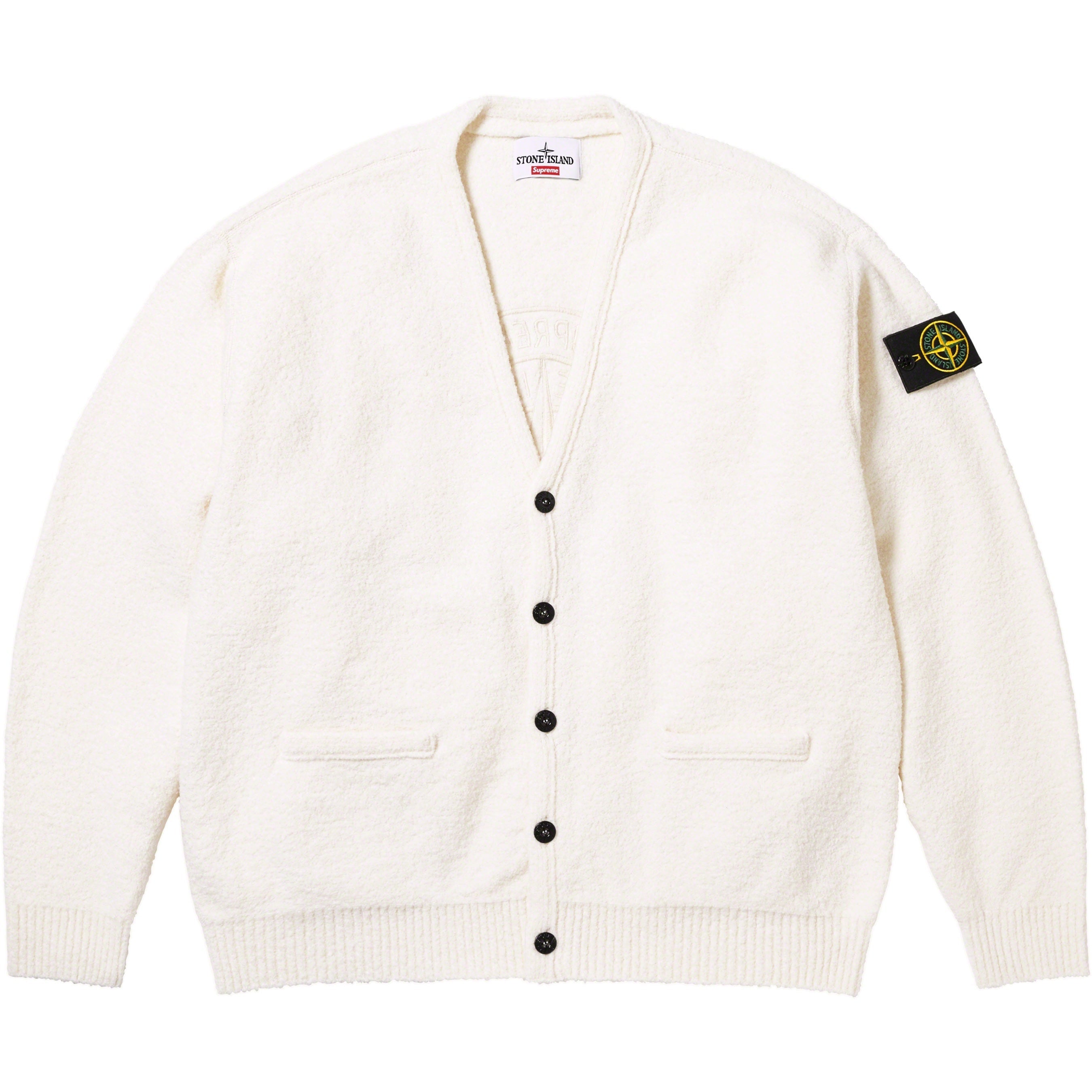 Supreme®/Stone Island® Bouclé Cardigan view 7